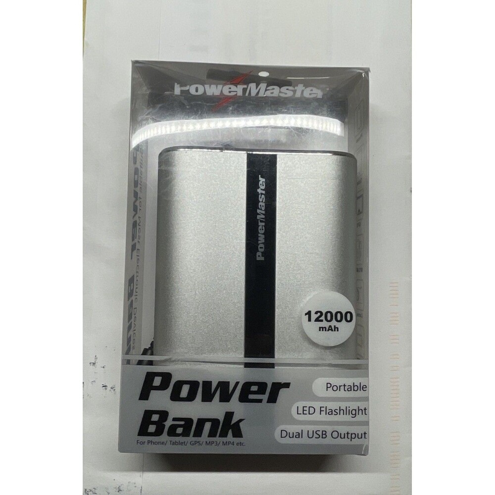Power Master Portable Power Bank 12000 MAH BRAND NEW